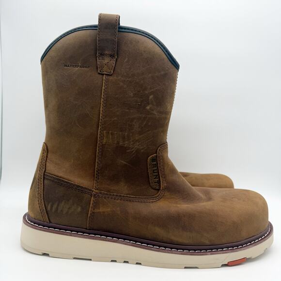 Brunt Mens The Bolduc Composite Toe Work Boot US 12 Brown Leather WP EH SR NWOB main image 6